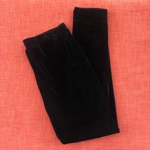 Joe fresh black velvet leggings
